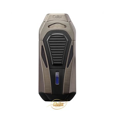 Lighter Colibri Boss Silver Black Lighter Colibri Boss Silver Black