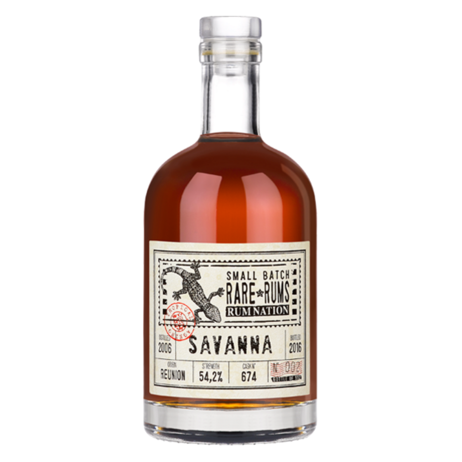 Rum Nation - Rare rums - Savanna - 2006/2016 - 54,2% - 70cl Rum Nation - Rare rums - Savanna - 2006/2016 - 54,2% - 70cl
