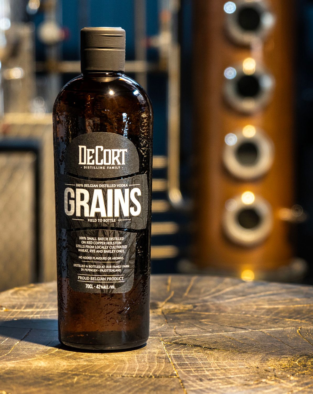 De Cort Belgian Vodka Grains 42% 70cl De Cort Belgian Vodka Grains 42% 70cl