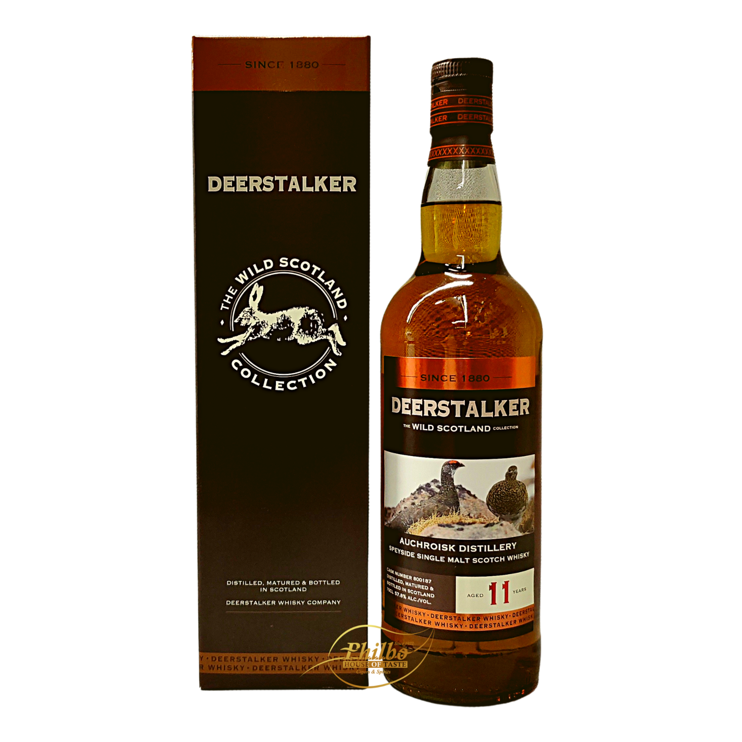 Deerstalker The Wild Scotland Collection Auchroik SC 11y 57,8% 70cl 189 bottles Deerstalker The Wild Scotland Collection Auchroik SC 11y 57,8% 70cl 189 bottles