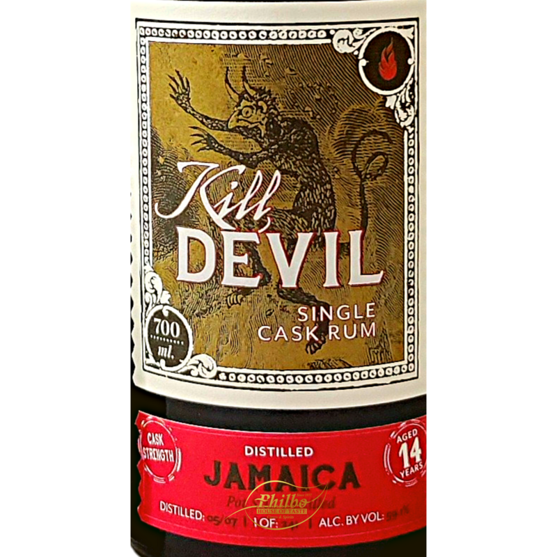 Kill Devil Jamaica Worthy Park 14y Single Cask strength 59,1% 241 bottles