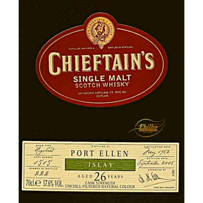 Port Ellen 1982 Chieftain's 57,6% 70cl only 222 bottles