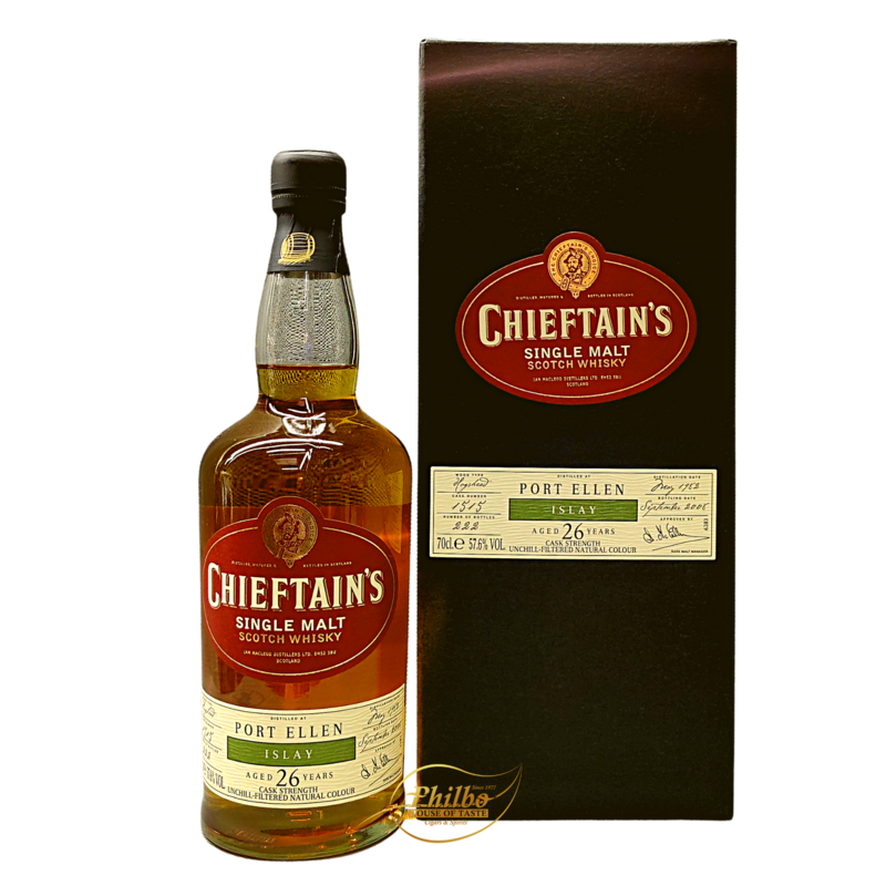 Port Ellen 1982 Chieftain's 57,6% 70cl only 222 bottles Port Ellen 1982 Chieftain's 57,6% 70cl only 222 bottles
