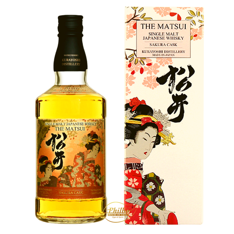 Matsui Single Malt Sakura Cask Limited design bottles for Overseas 48% Matsui Single Malt Sakura Cask Limited design bottles for Overseas 48%