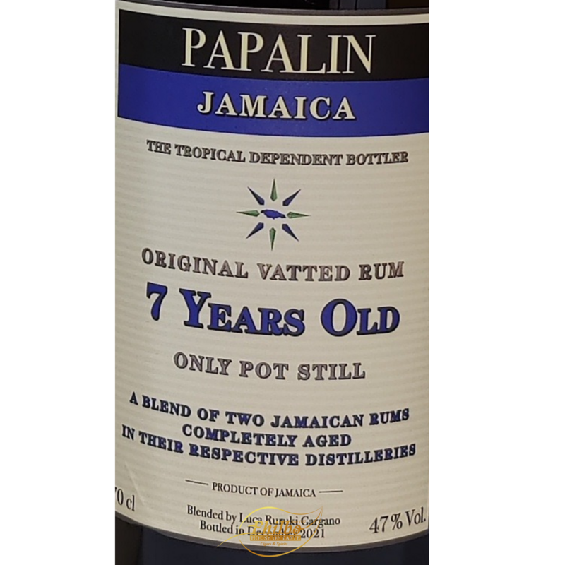 Velier Papalin Jamaica LMDW Exclusive 7y 47% 0,7l