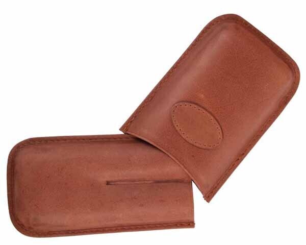 CIGAR CASE 09240 LEDER BRUIN 2 ROBUSTO CIGAR CASE 09240 LEDER BRUIN 2 ROBUSTO