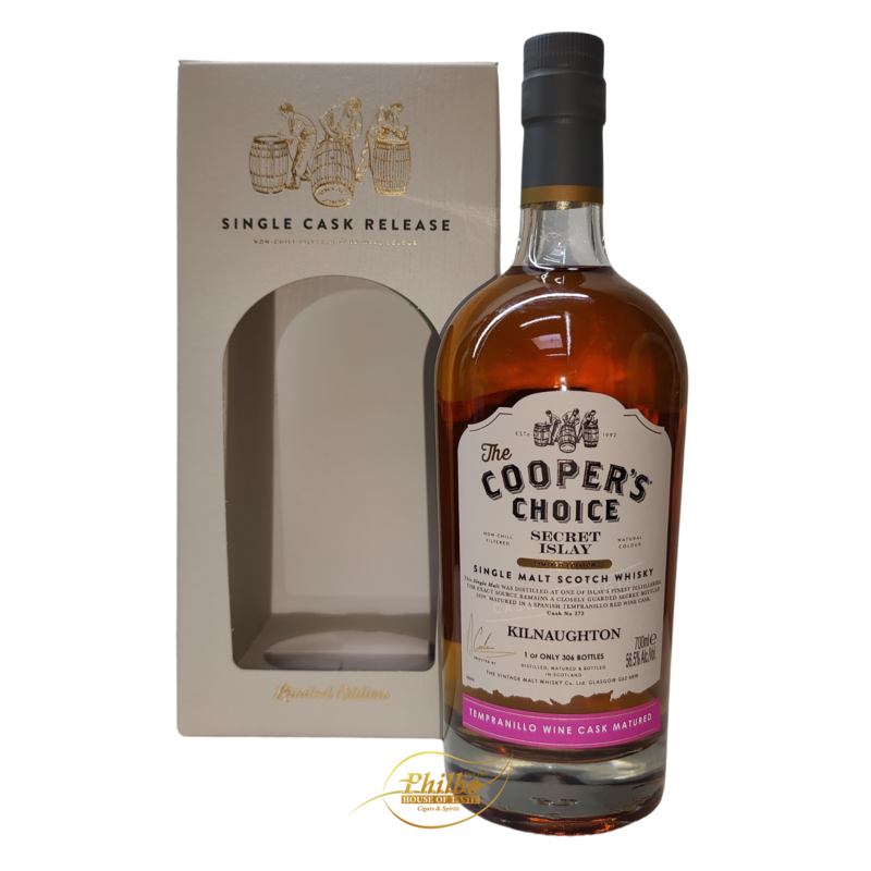 Kilnaughton Secret Islay VM The Cooper's Choice 56,5% 700ml Kilnaughton Secret Islay VM The Cooper's Choice 56,5% 700ml