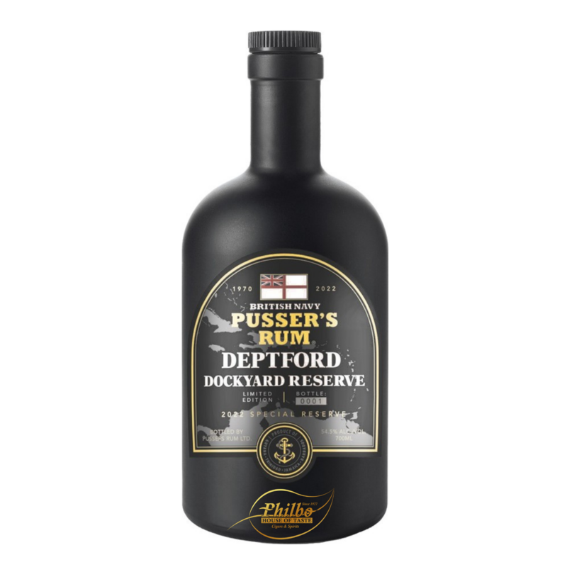 Pusser's Deptford Dockyard Reserve 54.5% 700ml Pusser's Deptford Dockyard Reserve 54.5% 700ml