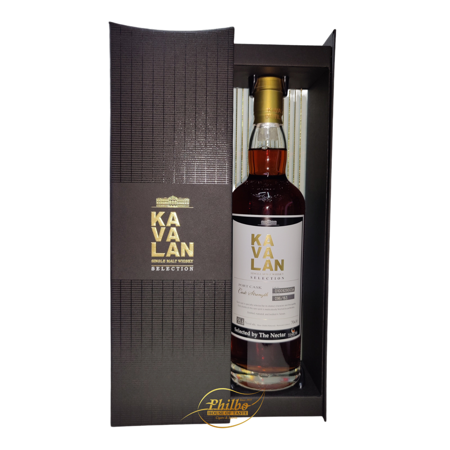 Kavalan 2010 Port Cask Strenght Cask 0100929003A for The Nectar 55,6° 700ml Kavalan 2010 Port Cask Strenght Cask 0100929003A for The Nectar 55,6° 700ml