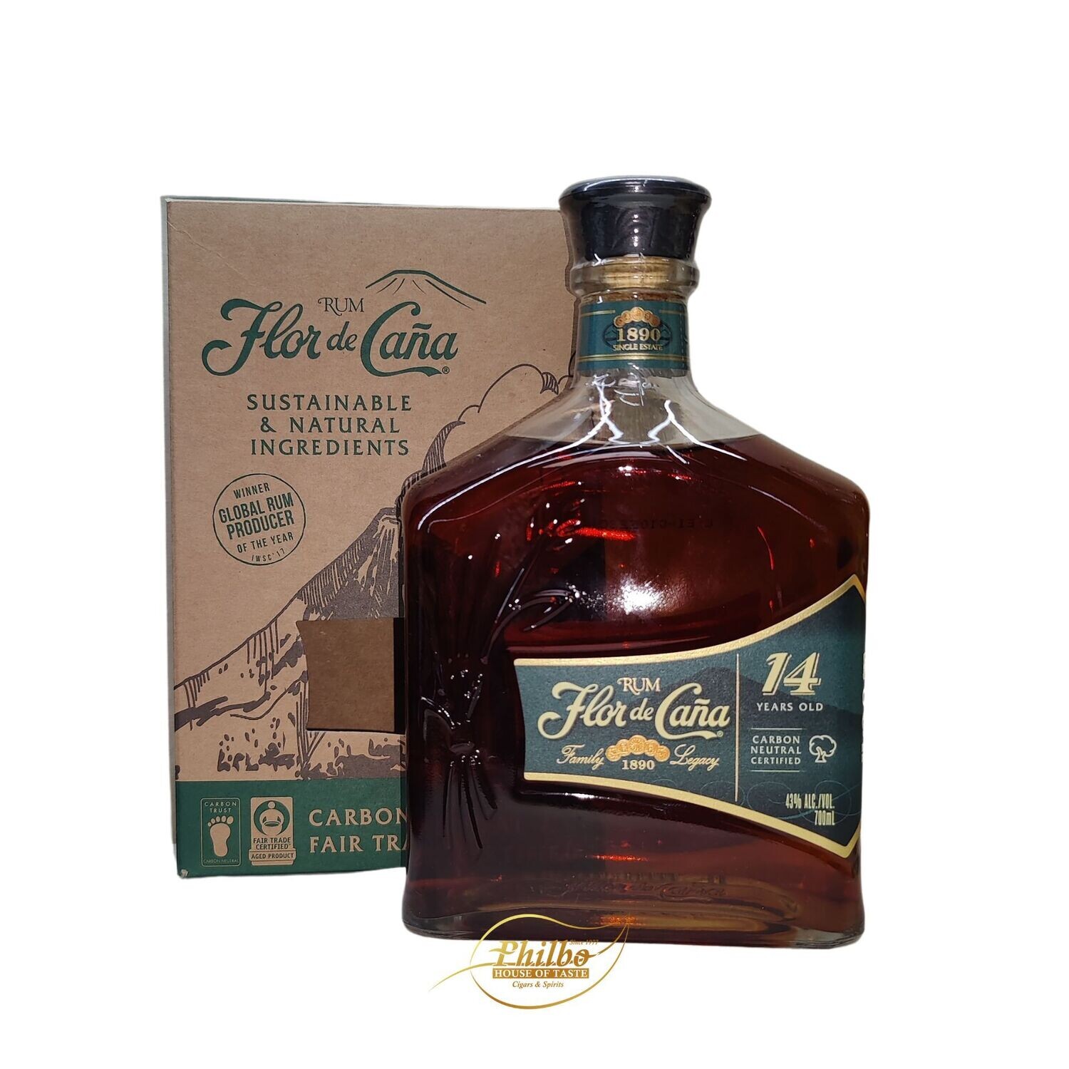 Flor De Cana 14yo 43% 700ml Flor De Cana 14yo 43% 700ml