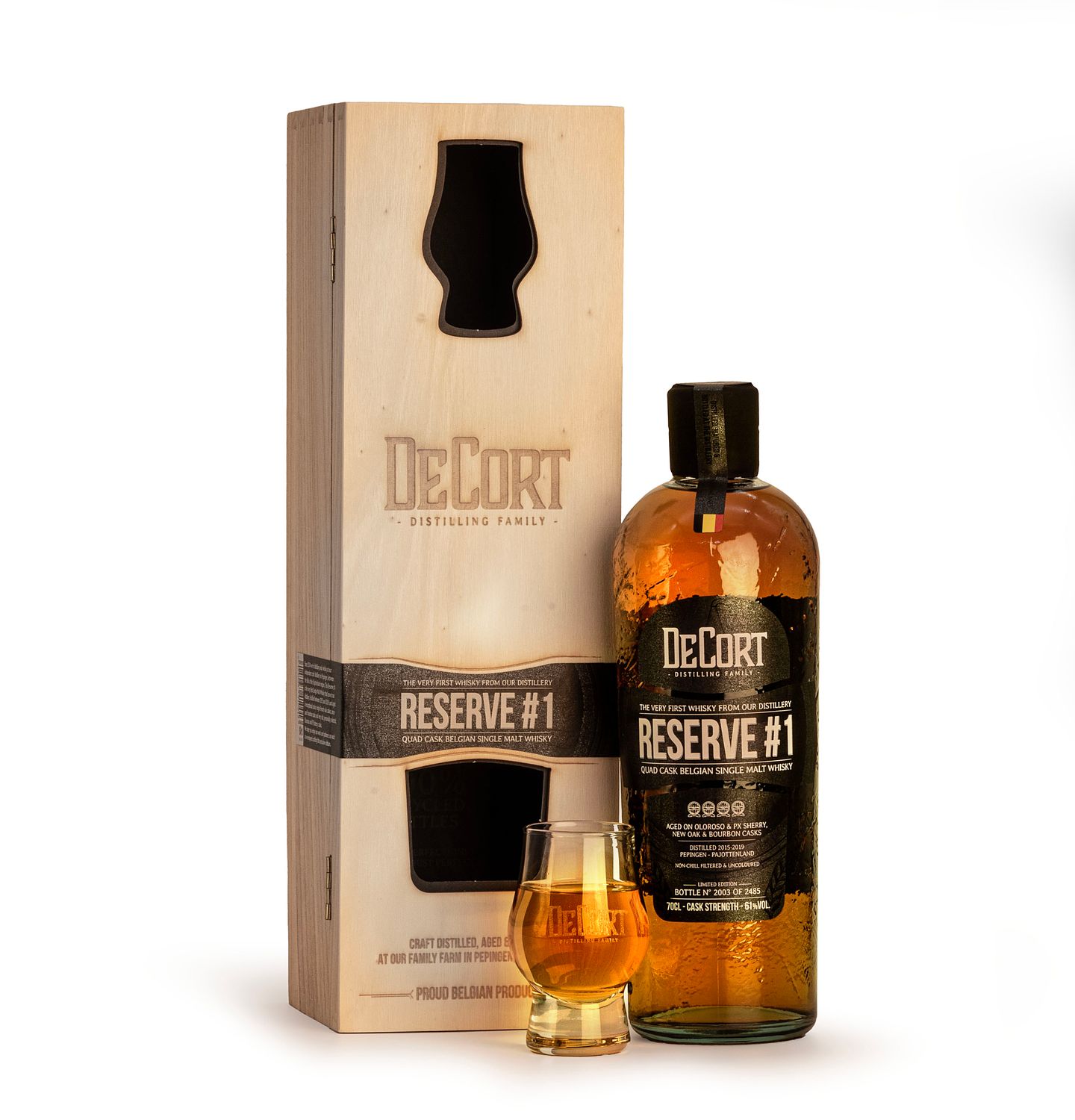 De Cort - Reserve #1 - Quad cask - CS - 61% -70cl De Cort - Reserve #1 - Quad cask - CS - 61% -70cl