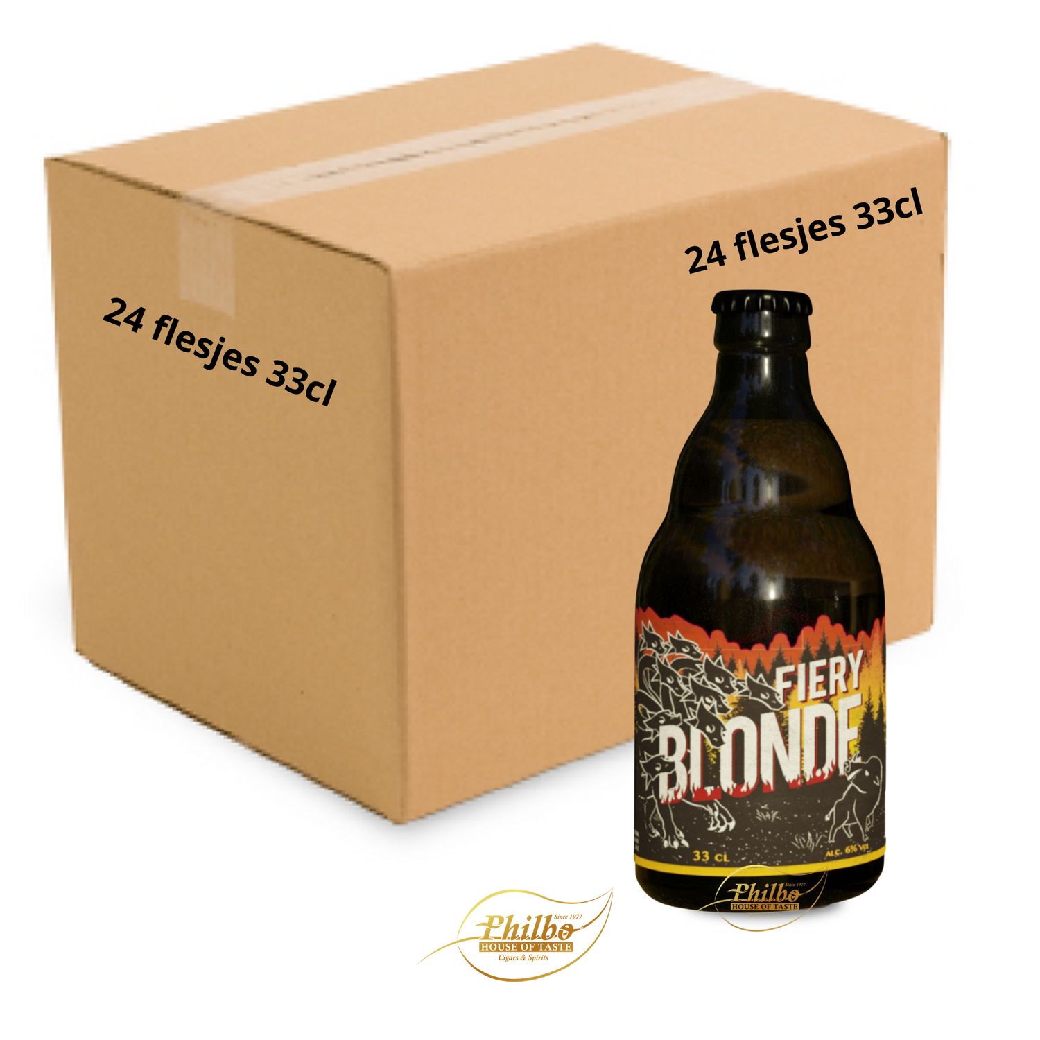 Sweynbeer Fiery Blonde 33cl doos 24 pack Sweynbeer Fiery Blonde 33cl doos 24 pack
