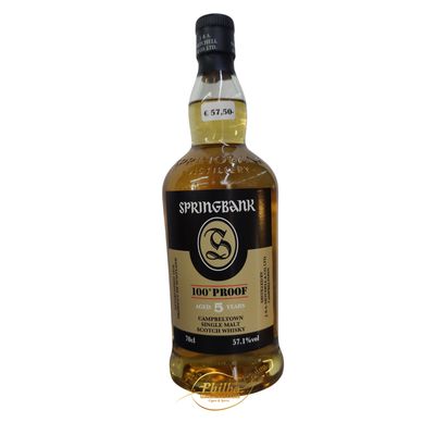 Springbank 5y 100° 57.1% 700ml Springbank 5y 100° 57.1% 700ml