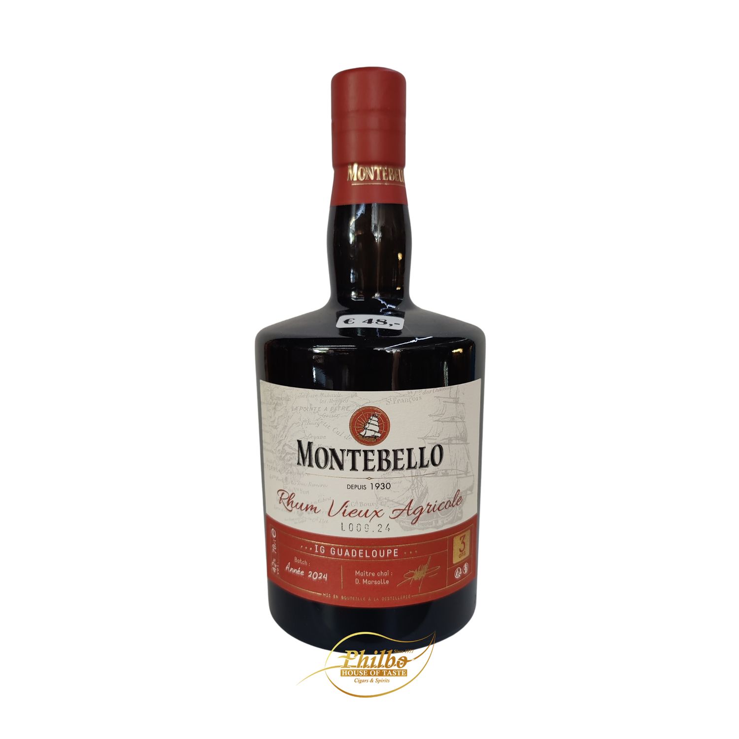 Montebello Rhum Vieux Agricole 3 ans 42° 70cl Montebello Rhum Vieux Agricole 3 ans 42° 70cl