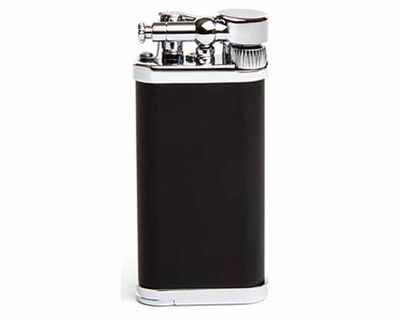 Aansteker Pijp Corona Old Boy Zwart / Chrome Aansteker Pijp Corona Old Boy Zwart / Chrome