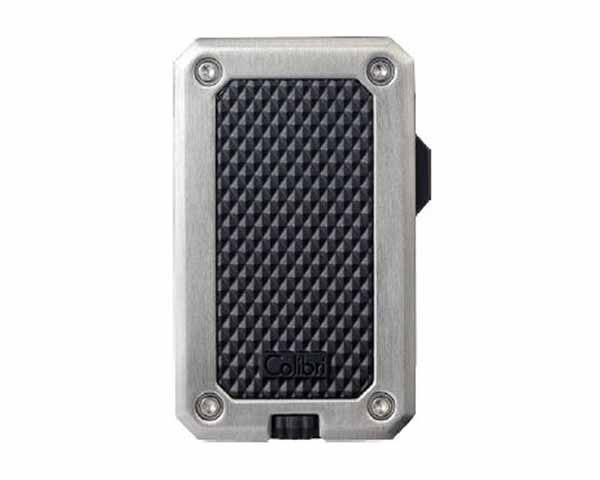 Aansteker Colibri Rally Single Jet Brushed Chrome/Zwart Aansteker Colibri Rally Single Jet Brushed Chrome/Zwart
