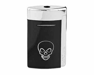 Aansteker Dupont New Minijet Zwart Skull Aansteker Dupont New Minijet Zwart Skull