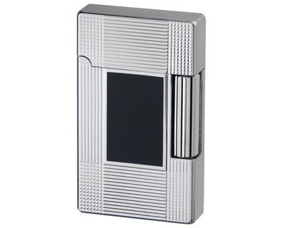 Aansteker Jean Claude Dustin Flint Chrome/Zwart Aansteker Jean Claude Dustin Flint Chrome/Zwart