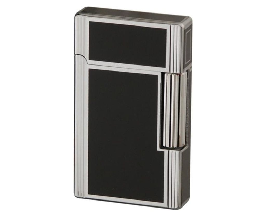 Aansteker Jean Claude Dustin Flint Chrome/Zwart 2 Aansteker Jean Claude Dustin Flint Chrome/Zwart 2