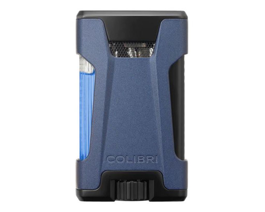 Aansteker Colibri Rebel Double Jet Marineblauw