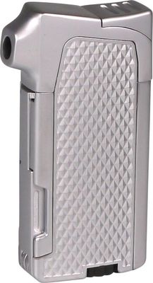 Aansteker Pijp Piezo Passatore Ruben Chrome Mat Zilver Aansteker Pijp Piezo Passatore Ruben Chrome Mat Zilver