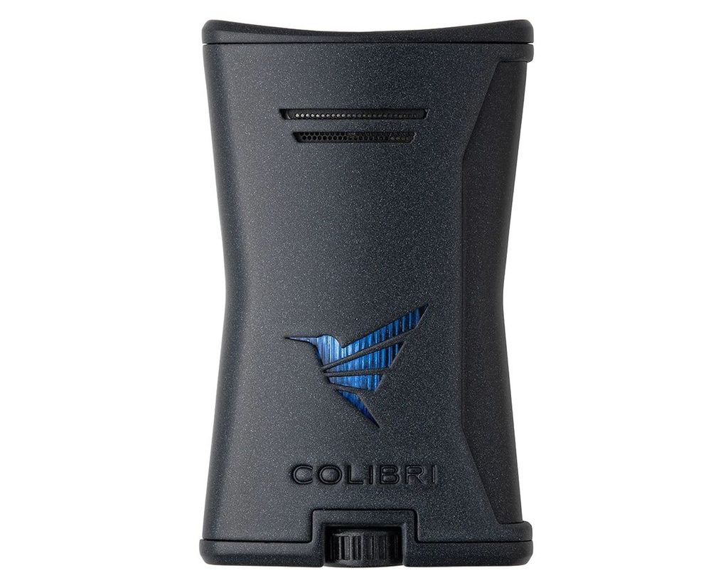 Aansteker Colibri Slim Single Jet Zwart/Zwart Aansteker Colibri Slim Single Jet Zwart/Zwart