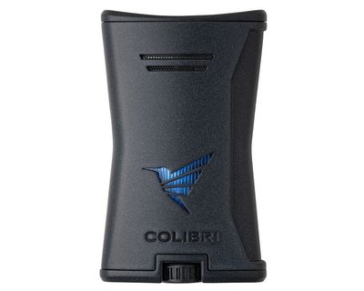 Aansteker Colibri Slim Single Jet Zwart/Zwart
