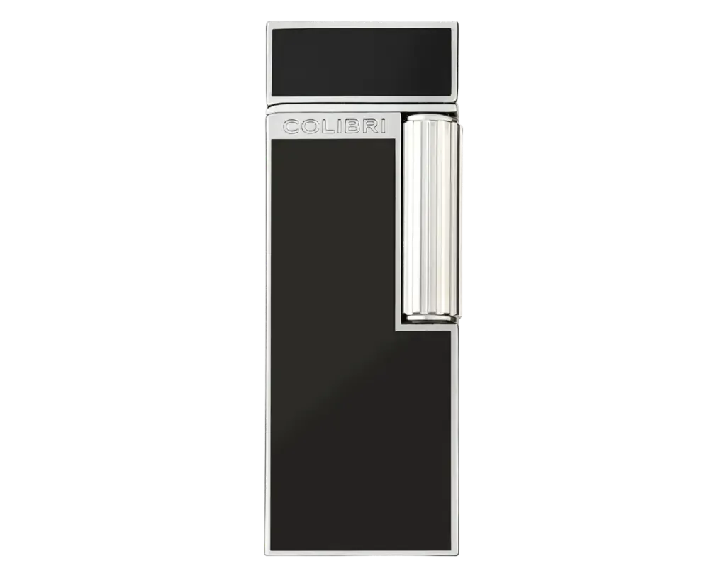 Aansteker Colibri Continental Soft Flame Zwart/Chrome Aansteker Colibri Continental Soft Flame Zwart/Chrome