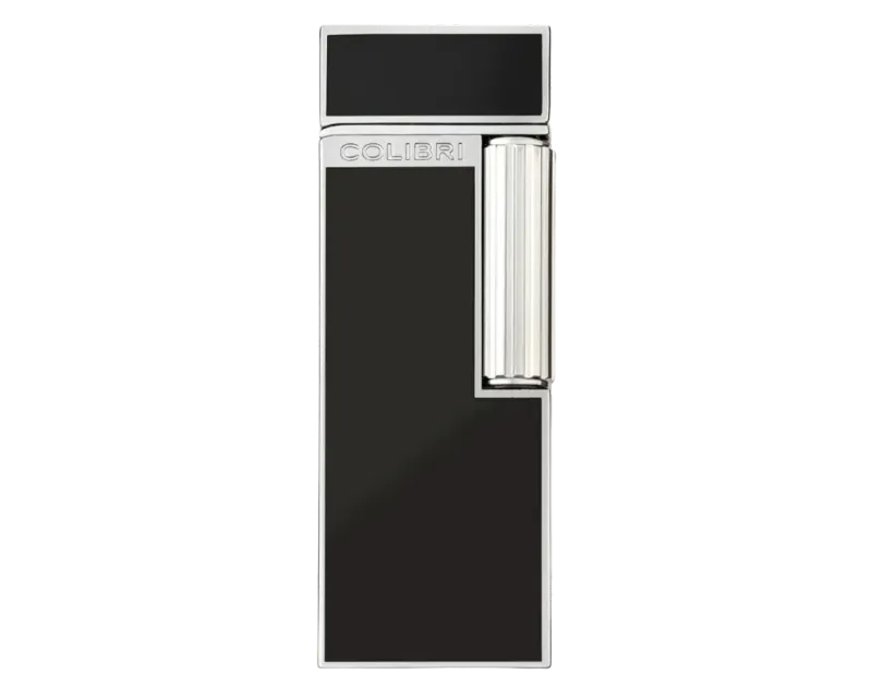 Aansteker Colibri Continental Soft Flame Zwart/Chrome Aansteker Colibri Continental Soft Flame Zwart/Chrome