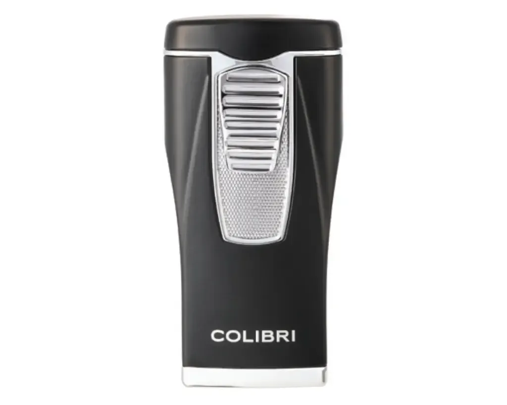 Aansteker Colibri Monaco Triple Jet Carbon Zwart/Chrome Aansteker Colibri Monaco Triple Jet Carbon Zwart/Chrome