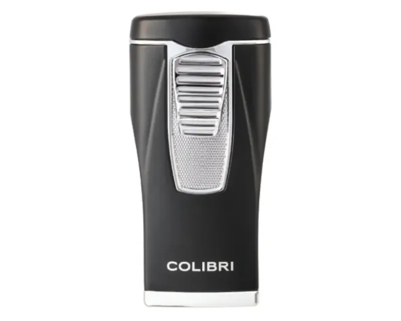 Aansteker Colibri Monaco Triple Jet Carbon Zwart/Chrome Aansteker Colibri Monaco Triple Jet Carbon Zwart/Chrome