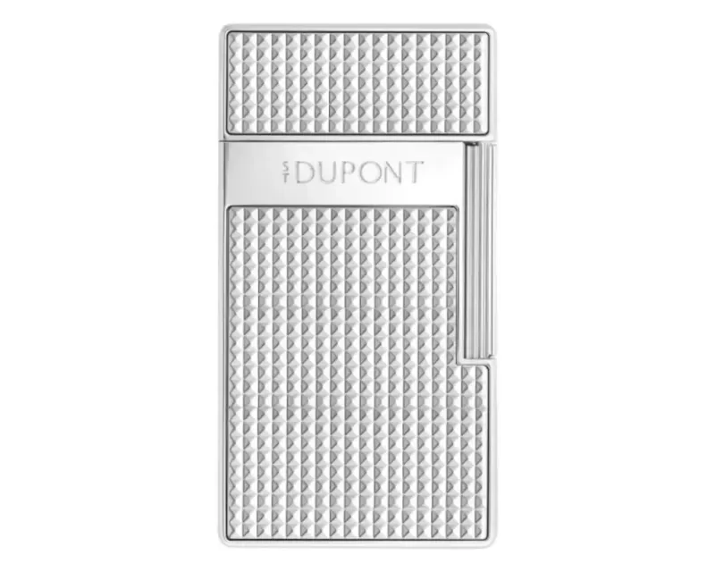 Aansteker Dupont Biggy Diamond Head Chrome Aansteker Dupont Biggy Diamond Head Chrome