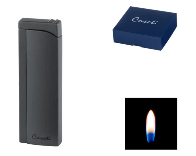 Aansteker Caseti Piezo Soft Flame Donker Grijs Mat Aansteker Caseti Piezo Soft Flame Donker Grijs Mat