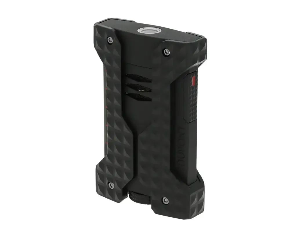 Aansteker Dupont Windproof Brushed Zwart Aansteker Dupont Windproof Brushed Zwart