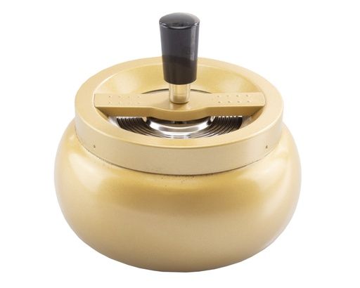 Asbak Draai Goud 13cm Asbak Draai Goud 13cm