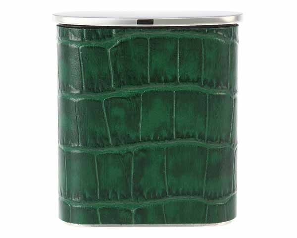 Asbak Zak Pearl Croco Groen Asbak Zak Pearl Croco Groen