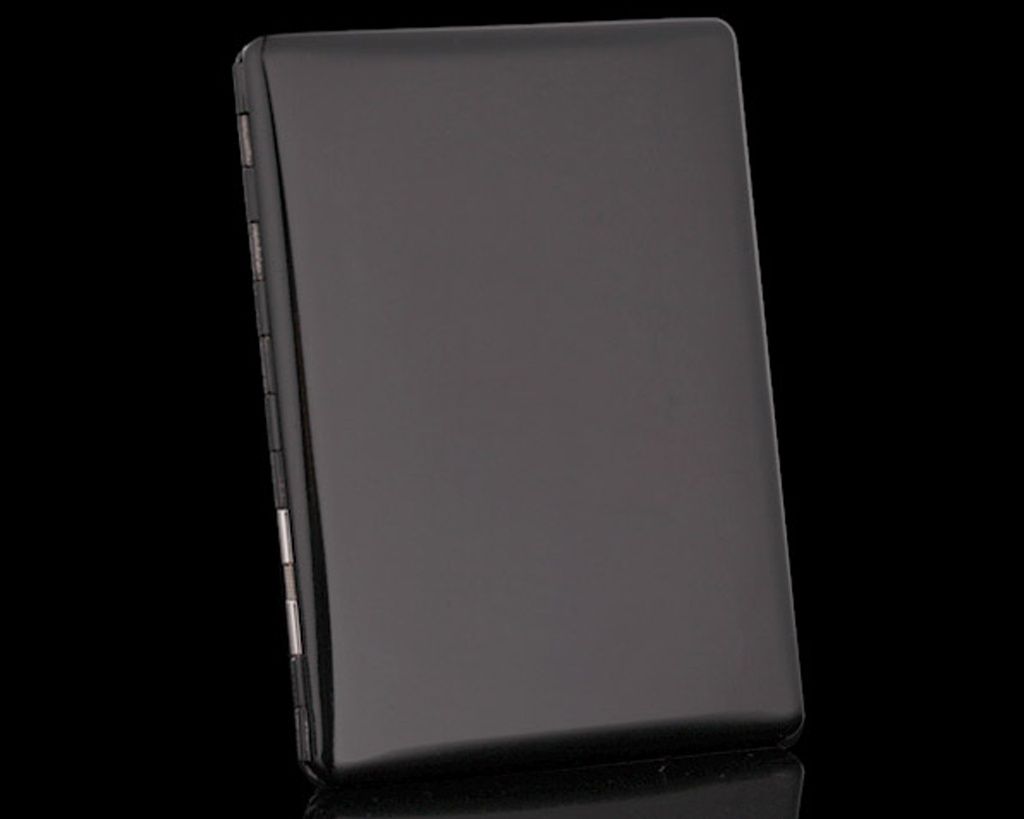 Etui Sigaret Pearl Zwart Mat 9sks