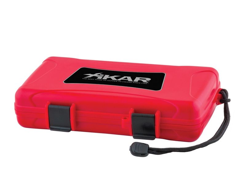 Reis Humidor Xikar Rood 5 Sigaren