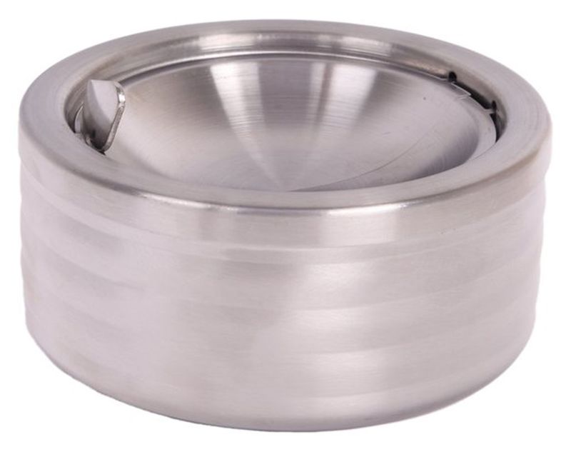 Asbak Kantel Chrome 11,5cm Asbak Kantel Chrome 11,5cm