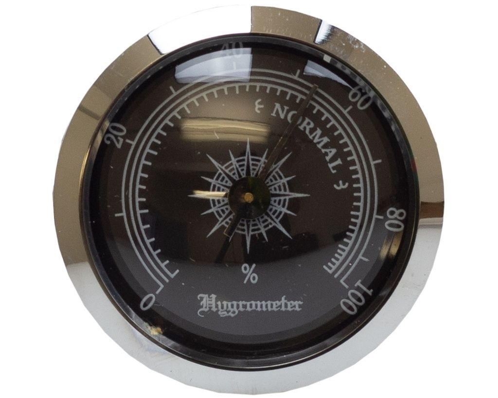Hygrometer Rond Zwart Hygrometer Rond Zwart