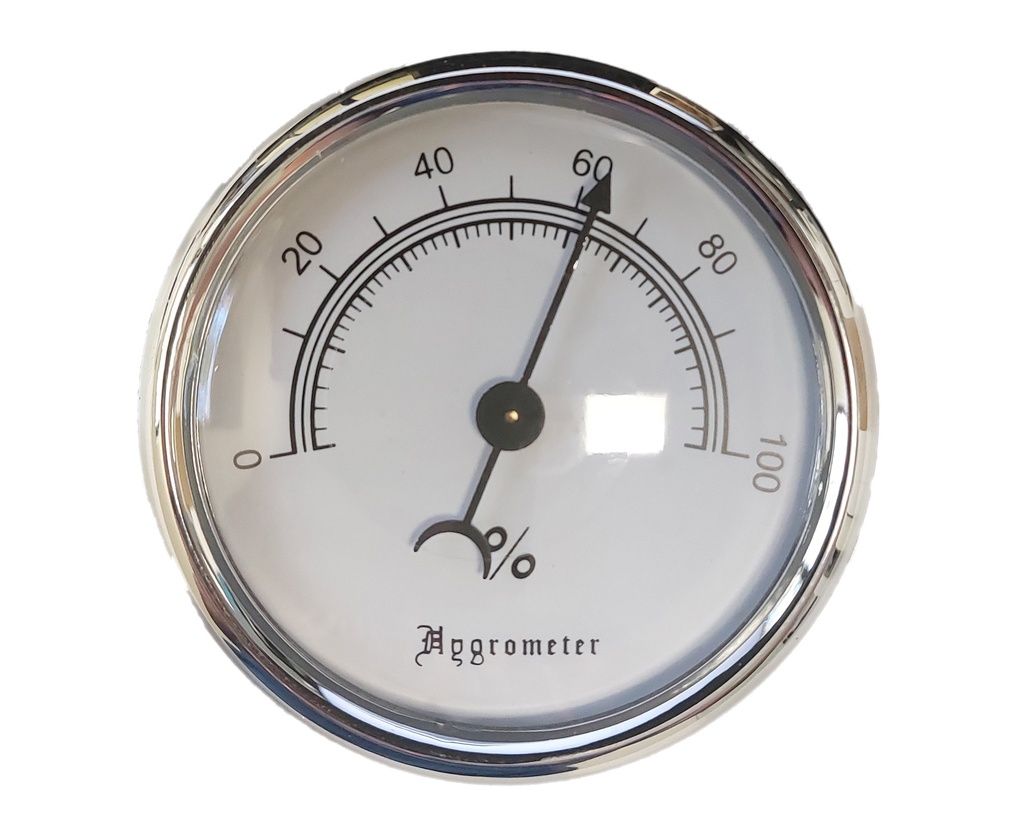 Hygrometer Chrome 73mm Voor 563151