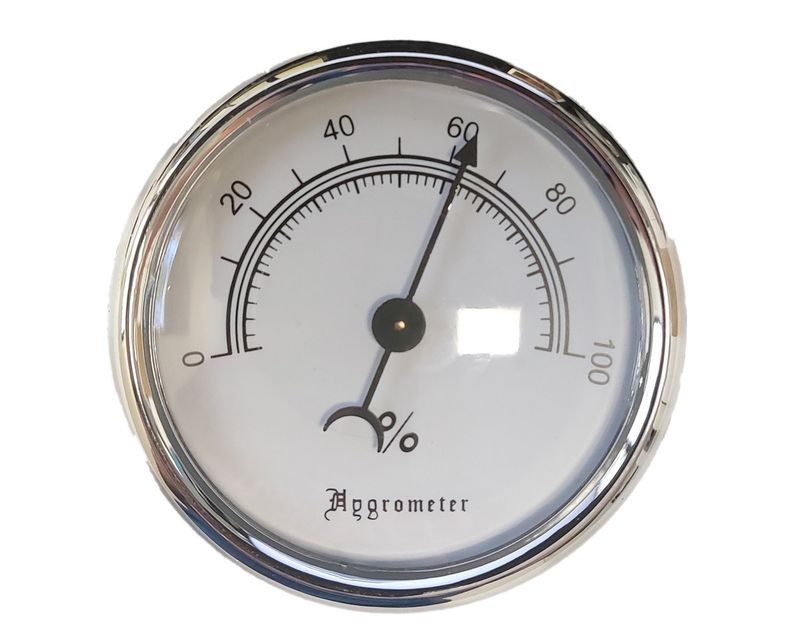 Hygrometer Chrome 73mm Voor 563151