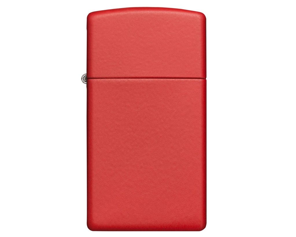 Aansteker Zippo Red Matte Slim Aansteker Zippo Red Matte Slim