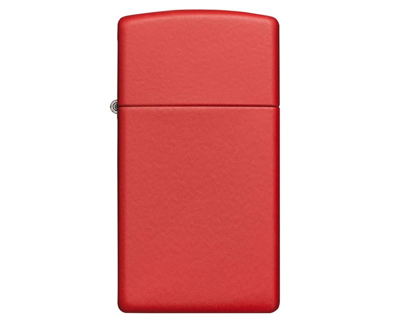Aansteker Zippo Red Matte Slim Aansteker Zippo Red Matte Slim
