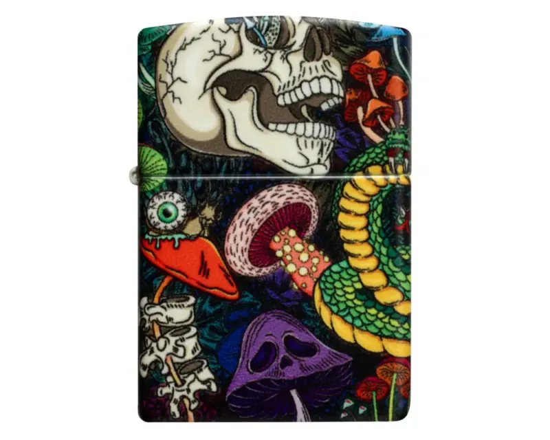 Aansteker Zippo Psychedelic Skull Design Aansteker Zippo Psychedelic Skull Design