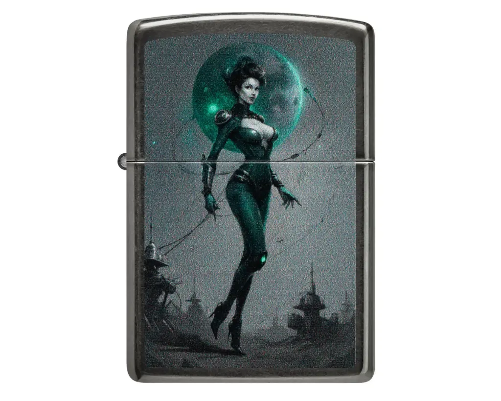 Aansteker Zippo Sci Fi Pinup Design