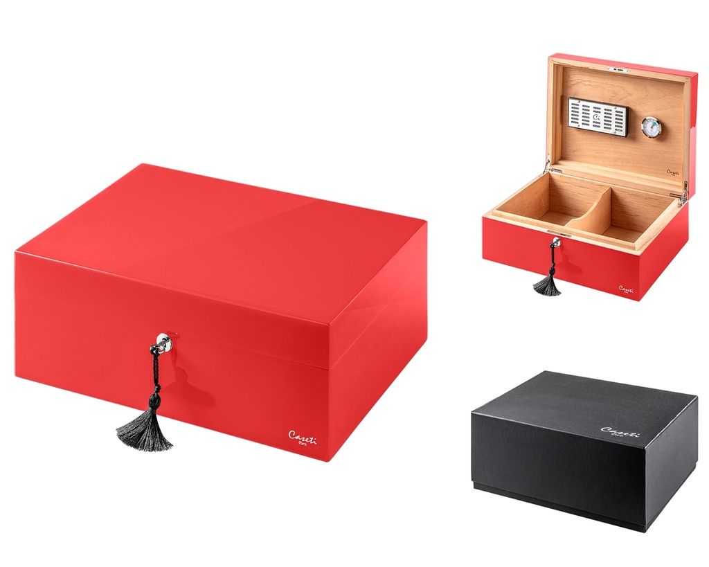 Humidor Caseti Paris Rood Humidor Caseti Paris Rood