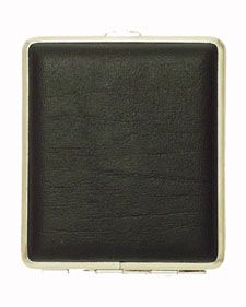 Etui Sigaret VH 520 Simili Chrome Zwart 18ks Etui Sigaret VH 520 Simili Chrome Zwart 18ks