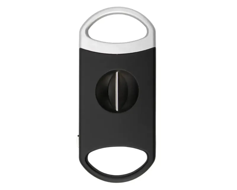 Sigarenknipper V-cut Zwart/Zilver 22mm