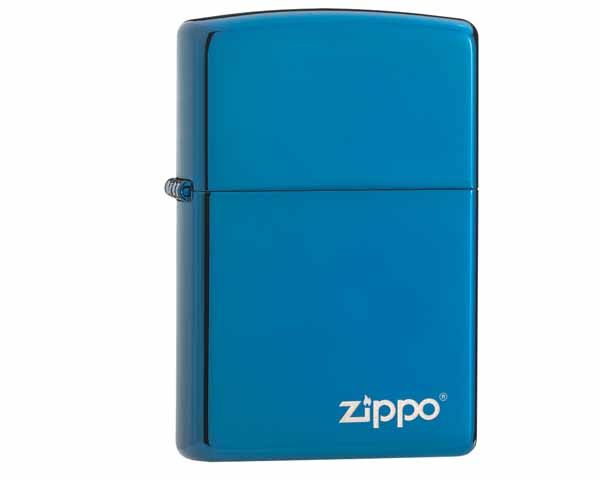 Aansteker Zippo Sapphire with Zippo Logo Aansteker Zippo Sapphire with Zippo Logo